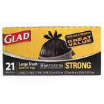 GLAD STRONG QUICK TIE LARGE TRASH BAGS