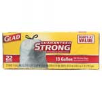 GLAD TALL KITCHEN DRAWSTRING WHITE 13GAL