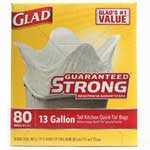 GLAD TALL KITCHEN GARBAGE BAGS 13-GAL