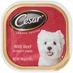 CESAR SELECT CANINE CUISINE WITH BEEF