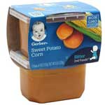 GERBER 2ND FOODS SWEET POTATOES & CORN 2