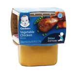 GERBER 2ND FOODS VEGETABLE CHICKEN 2PK