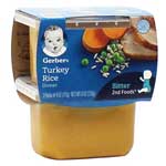 GERBER 2ND TURKEY RICE 2PK