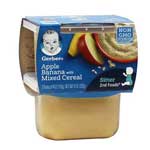 GERBER 2ND APPLES & BANANAS 2PK