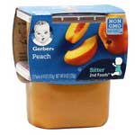 GERBER 2ND FOODS PEACHES 2PK