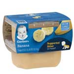GERBER 1ST FOODS BANANAS 2PK