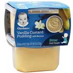 GERBER 2ND FOODS VANILLA CUSTARD 2PK