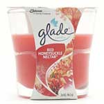 GLADE CANDLE RED HONEYSUCKLE NECTAR