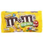 M&MS PEANUT CHOCOLATE CANDY FUN SIZE
