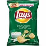 LAYS SOUR CREAM & ONION CHIPS