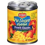 DEL MONTE NO SUGAR ADDED PEACH CHUNKS