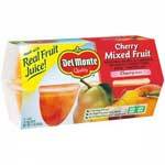 DEL MONTE CHERRY MIXED FRUIT CUPS 4PK