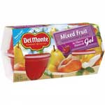 DEL MONTE FRUIT & GEL MIXED FRUIT 4PK