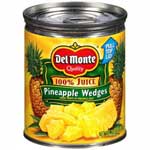 DEL MONTE PINEAPPLE WEDGES