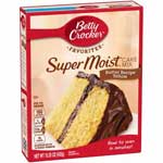 BETTY CROCKER BUTTER YELLOW CAKE MIX