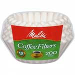 MELITTA COFFEE FILTERS WHITE 8-12 CUPS