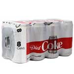 COCA COLA DIET 8PK