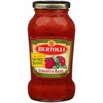 BERTOLLI TOMATO AND BASIL SAUCE