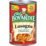CHEF BOYARDEE LASAGNA