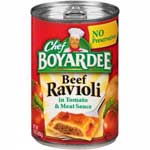 CHEF BOYARDEE BEEF RAVIOLI