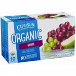 CAPRI SUN ORGANIC GRAPE 10PK