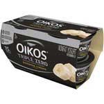 DANNON OIKOS TRIPLE ZERO BANANA 4PK