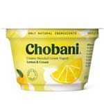 CHOBANI GREEK YOGURT LEMON BLENDED