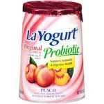 LA YOGURT PEACH LOWFAT