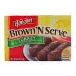 BANQUET BROWN & SERVE TURKEY LINK
