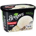 BREYERS ICE CREAM LACTOSE FREE VANILLA