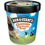BEN & JERRYS CHOC CHIP COOKIE DOUGH