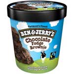 BEN & JERRYS CHOCOLATE FUDGE BROWNIE