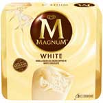 MAGNUM WHITE CHOCOLATE ICE CREAM BARS