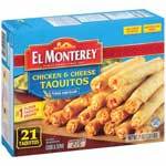EL MONTEREY TAQUITOS CHICKEN & CHEESE