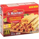 EL MONTEREY TAQUITOS BEEF & CHEESE