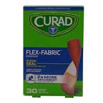 CURAD FLEX-FABRIC 3/4IN X 3IN BANDAGES