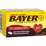 BAYER ASPIRIN TABLETS 325MG