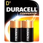 DURACELL D-2 BATTERIES
