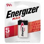 ENERGIZER MAX 9V BATTERY