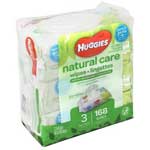 HUGGIES NATURAL CARE BABY WIPES 3PK