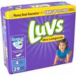 LUVS DIAPERS JUMBO PACK SIZE 4