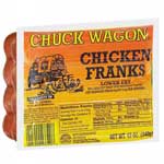 CHUCK WAGON CHICKEN FRANKS