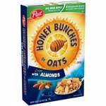 HONEY BUNCHES OF OATS CEREAL W/ALMONDS