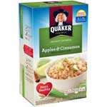 QUAKER INSTANT OATMEAL APPLE CINNAMON
