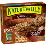 NATURE VALLEY CRUNCHY DARK CHOCOLATE BAR