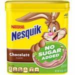 NESQUIK NO SUGAR ADDED CHOCOLATE POWDER