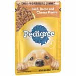 PEDIGREE CHOPPED GROUND BEEF/BACON/CHEES
