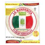 LA BANDERITA BURRITO GDE 10IN