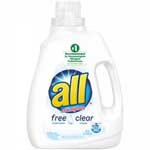 ALL FREE CLEAR LAUNDRY DETERGENT