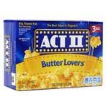 ACT II POPCORN BUTTER LOVERS 3PK